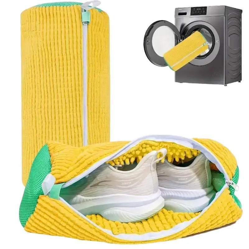 TumbleFresh™: No More Scrubbing Shoes Over the Sink