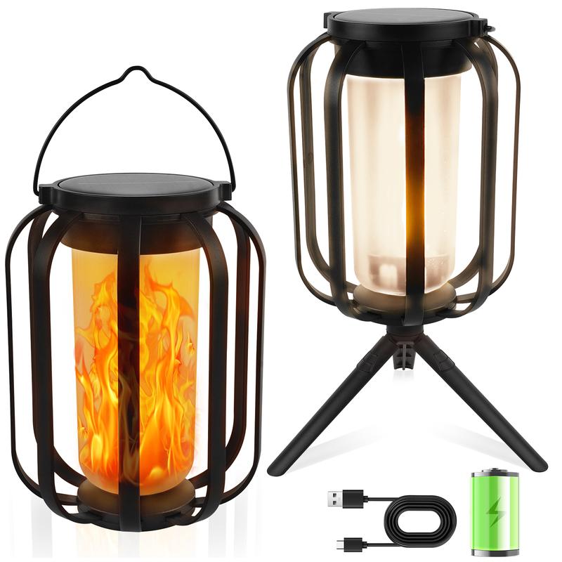 Solar Powered Ambient Flame Lantern