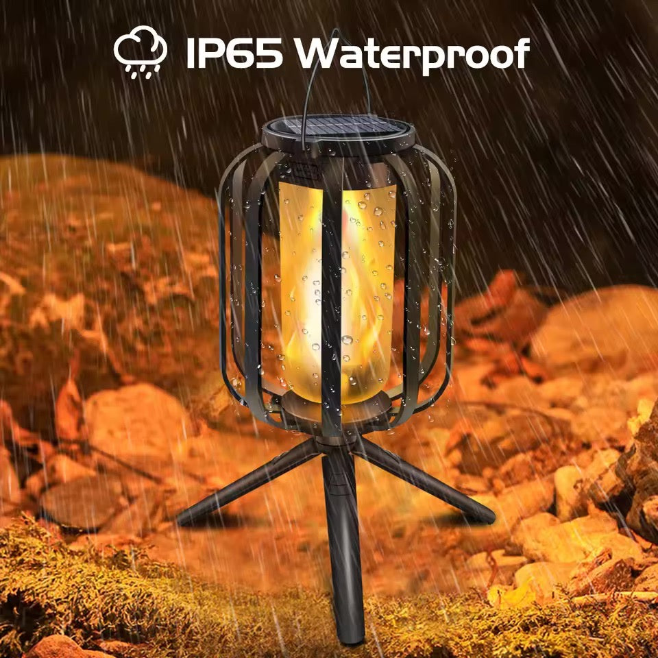 Solar Powered Ambient Flame Lantern