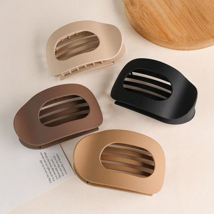 4pcs Flat Oval Hair Clips