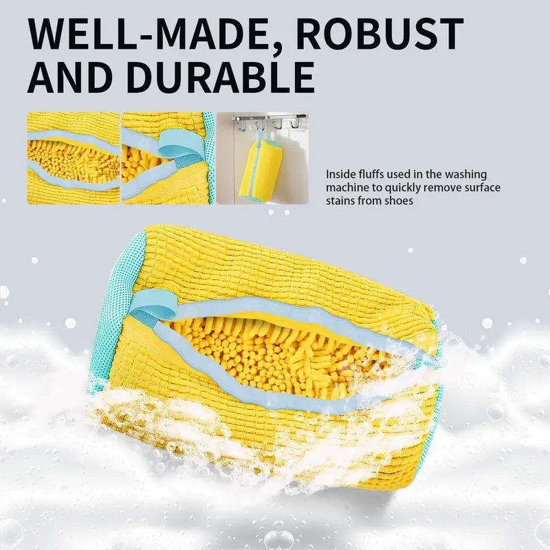 TumbleFresh™: No More Scrubbing Shoes Over the Sink