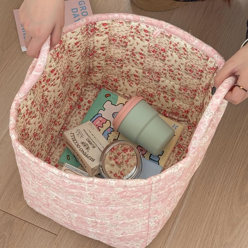 Floral Pattern Foldable Storage Organizer
