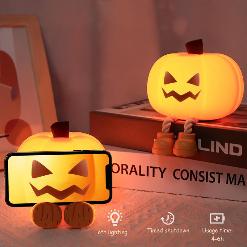 Cute Halloween Pumpkin Night Light