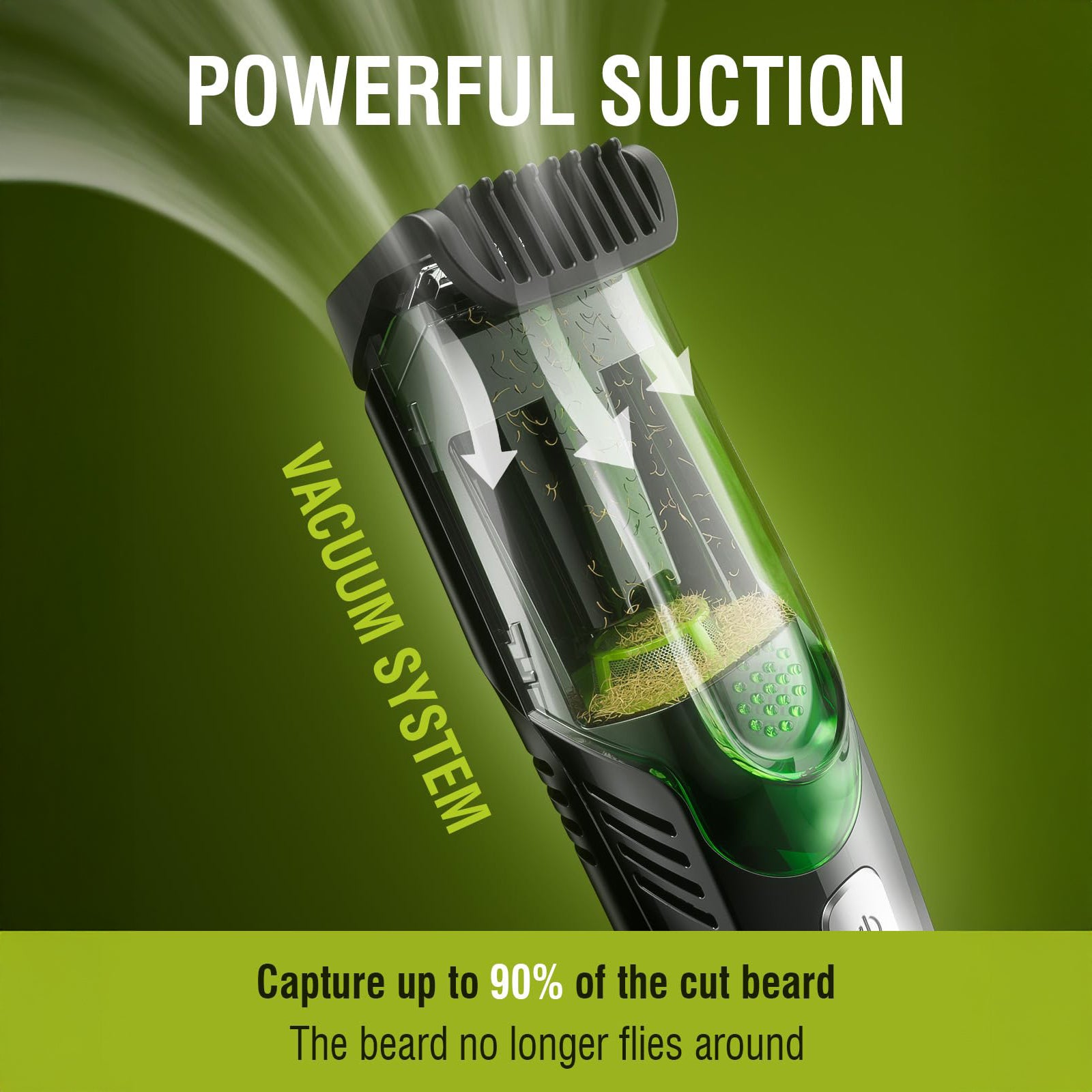 ShaveTidy™: Capture Every Hair, Skip the Cleanup