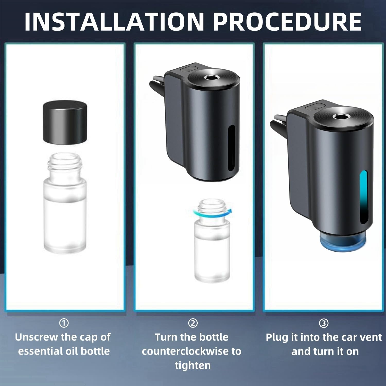 Aeriscent™ - The Refillable Car Air Freshener