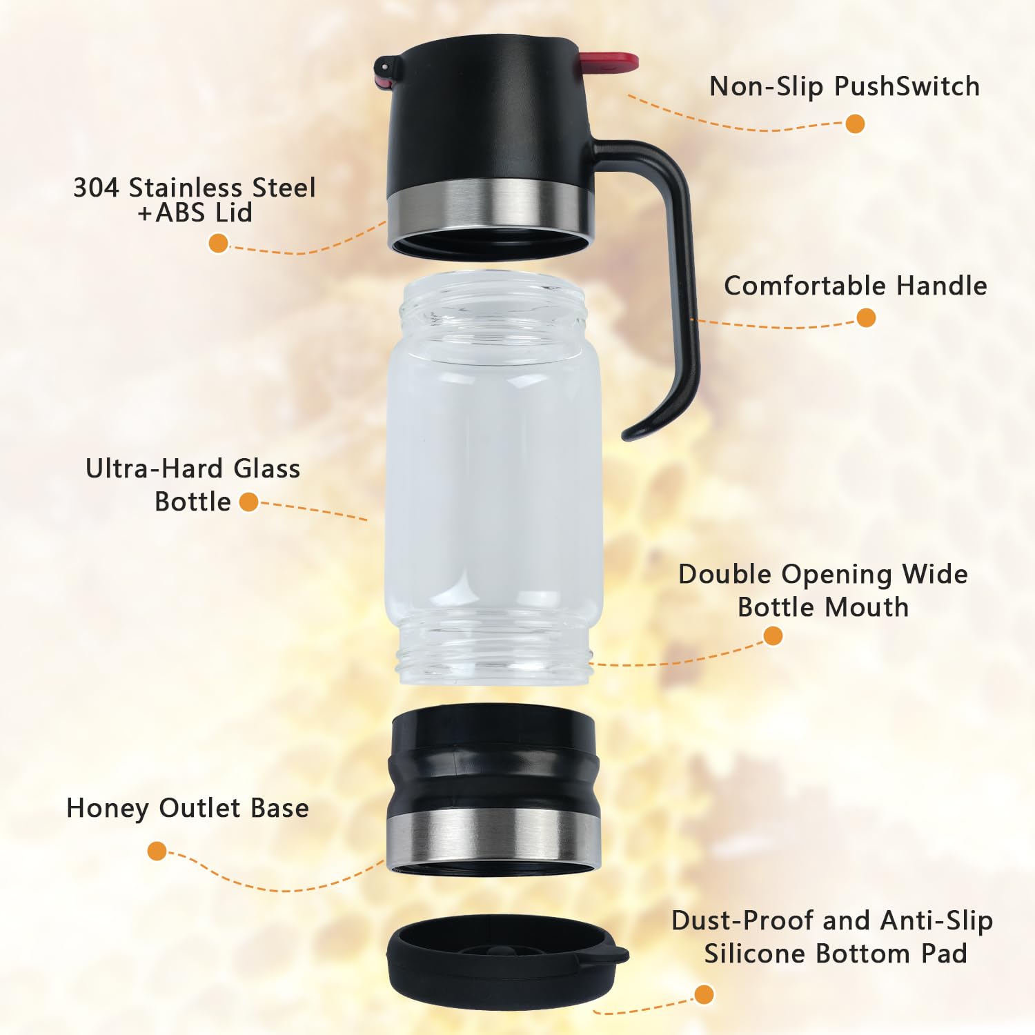 ClearDrizzle™: Drip-Free Pouring for Honey, Syrup & Everything In Between