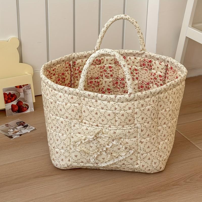 Floral Pattern Foldable Storage Organizer