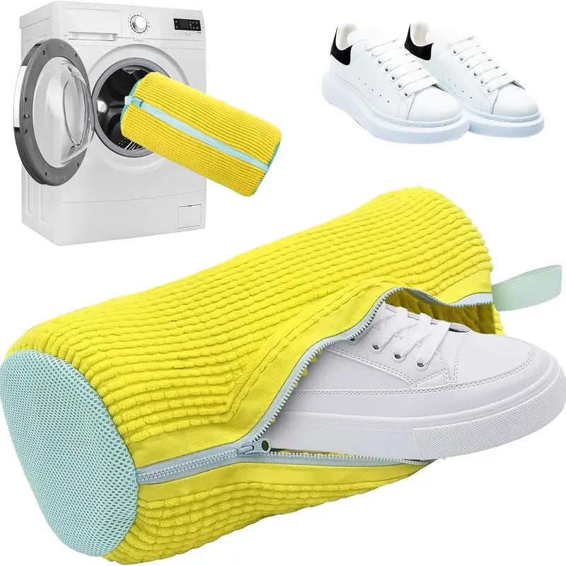 TumbleFresh™: No More Scrubbing Shoes Over the Sink