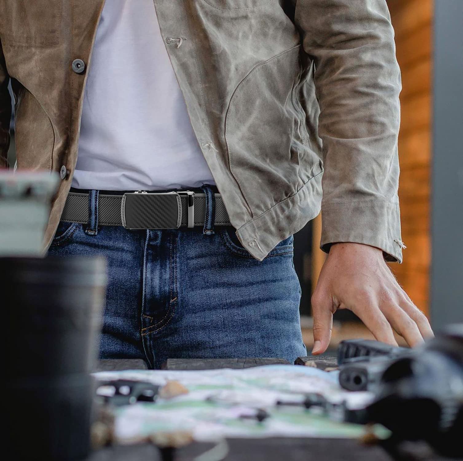 The Stravé™ Ratchet Belt