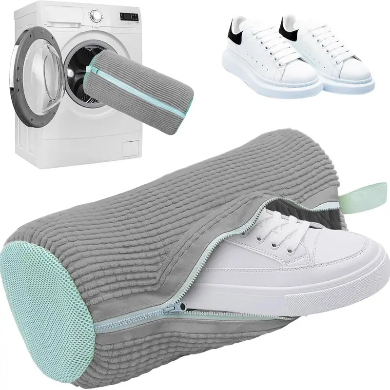 TumbleFresh™: No More Scrubbing Shoes Over the Sink