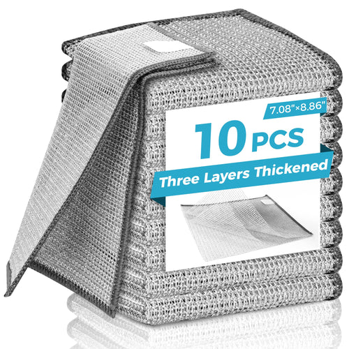 3-Layer Metal Dish Scrubber