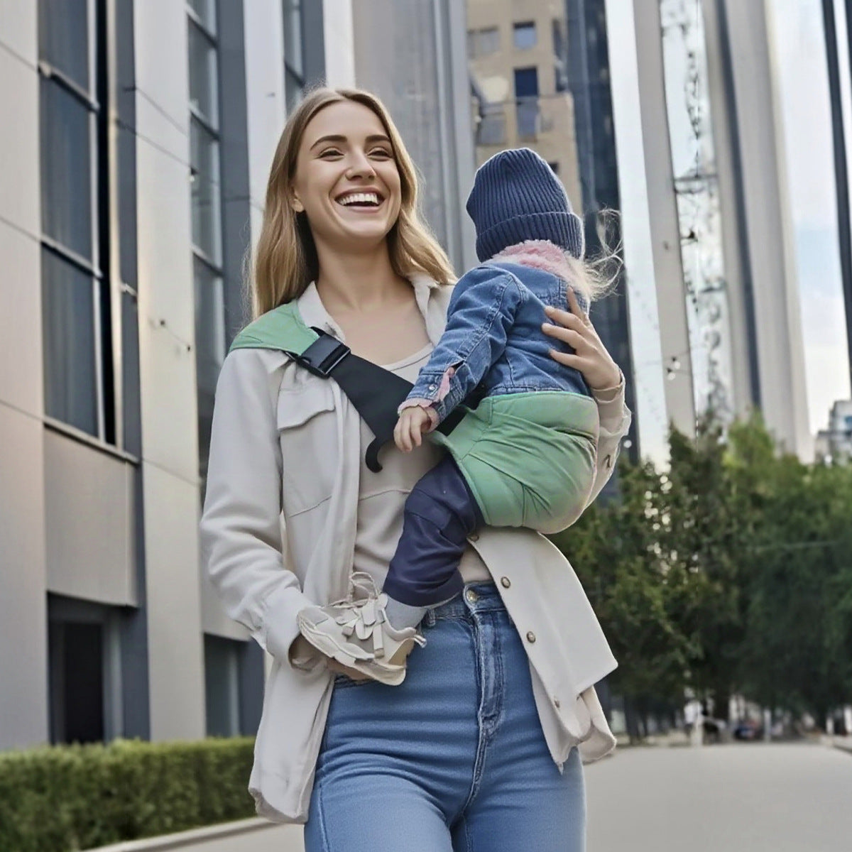 BabyBond™: Carry Your Baby Close Without the Back Pain