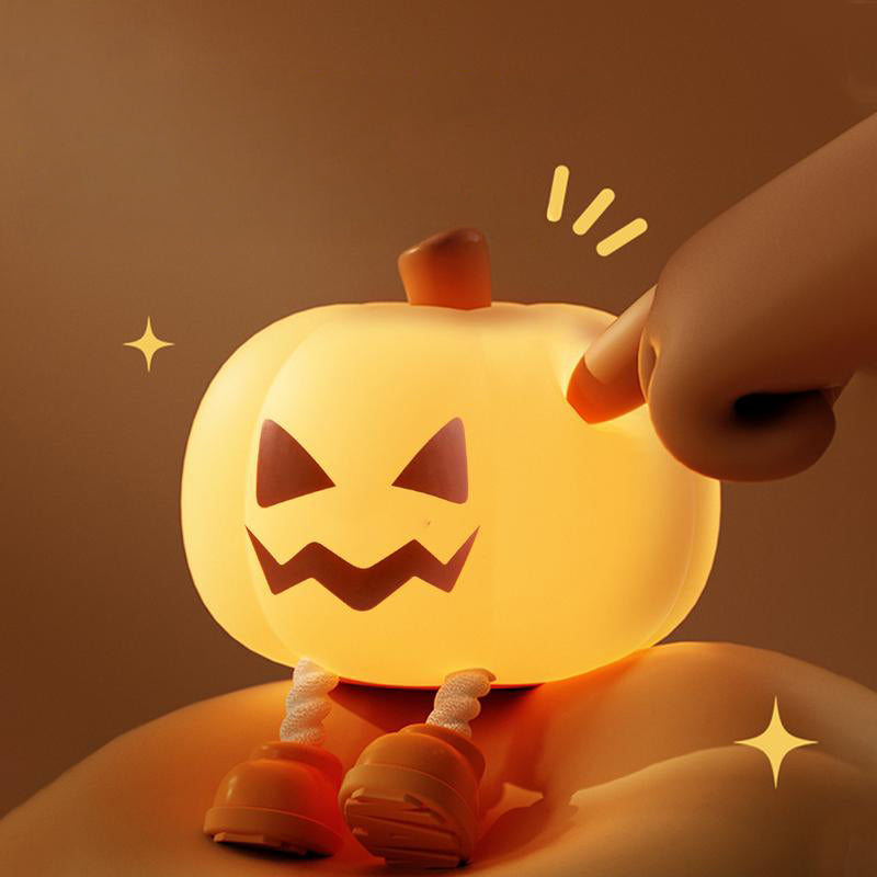 Cute Halloween Pumpkin Night Light