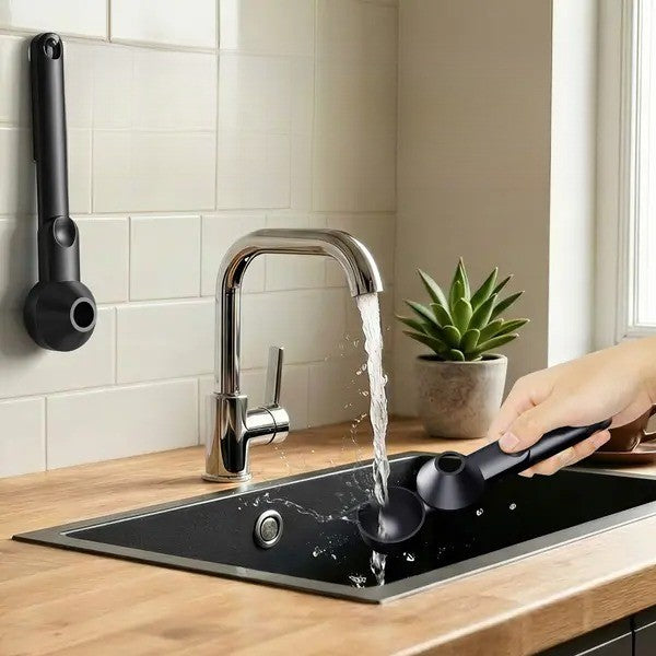 Black Plastic Coffee Scoop And Funnel
