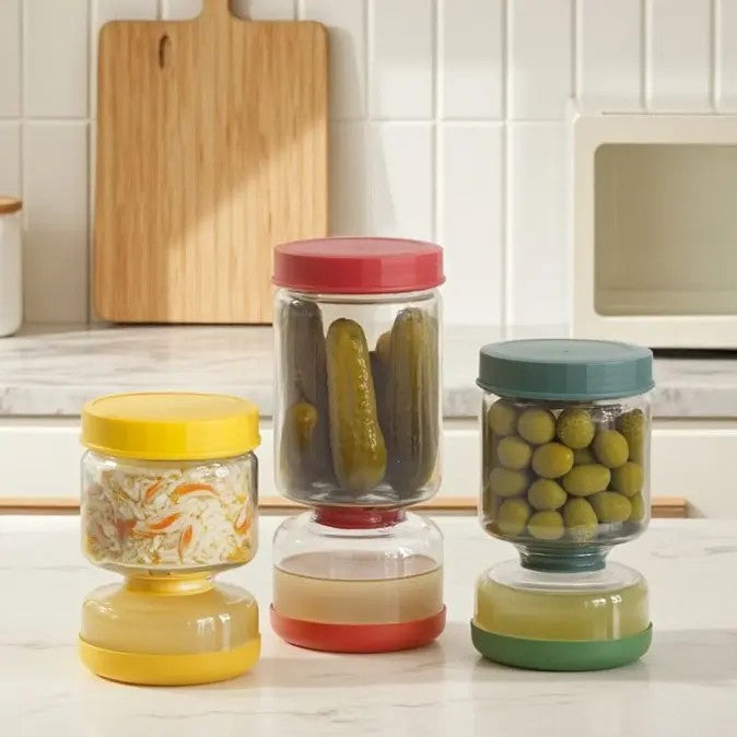 3-Piece Glass Pickling Jar Set