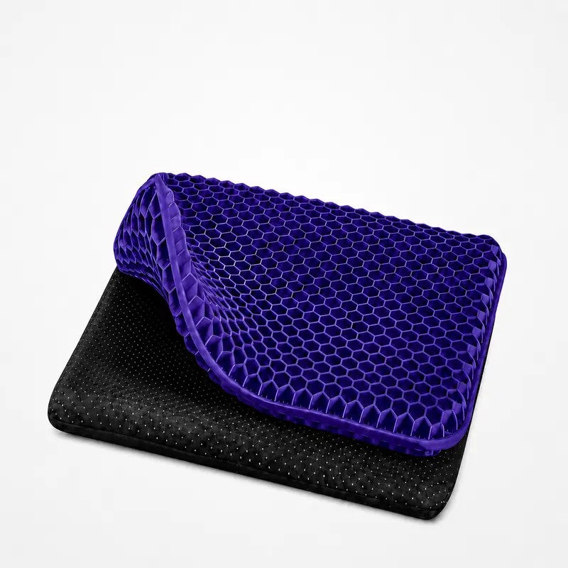 Purple Honeycomb Gel Seat Cushion