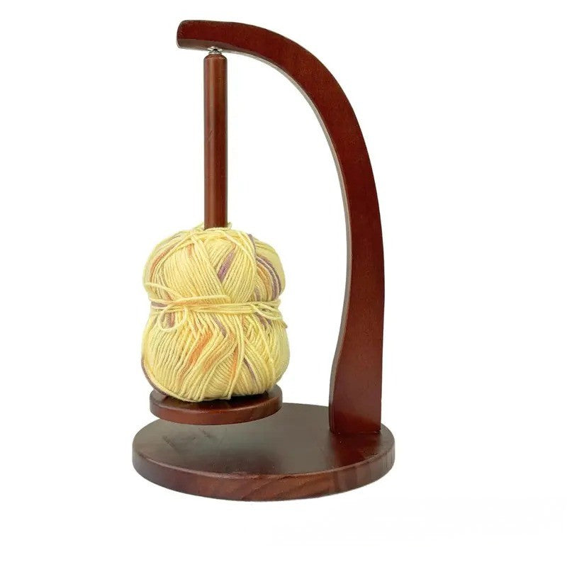 Modern Wood Yarn Ball Holder