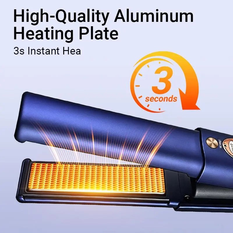 Cordless Titanium 2-in-1 Hair Straightener And Curler