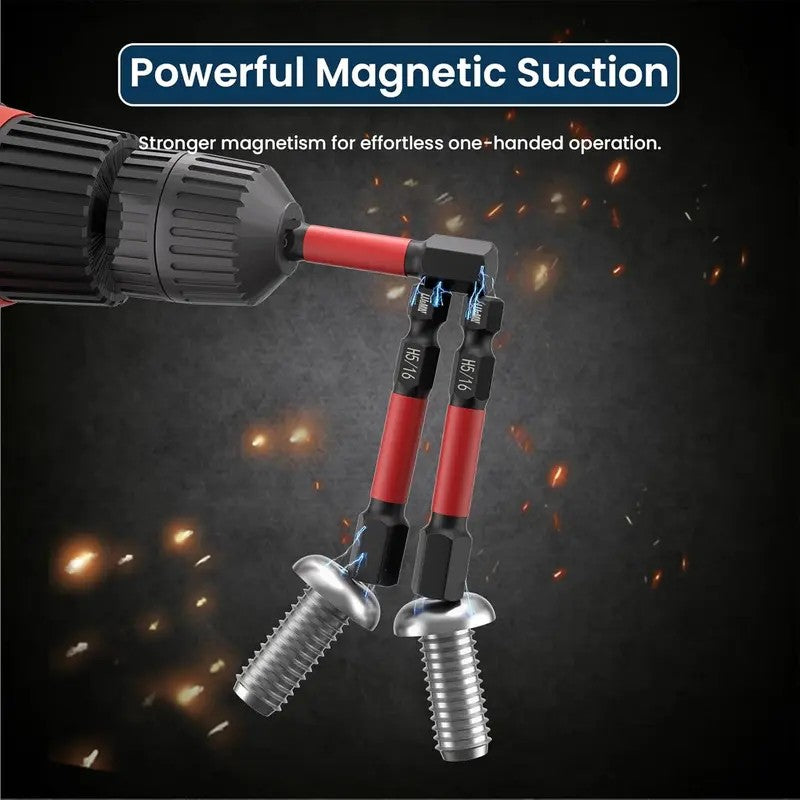 22-Piece S2 Steel Impact Driver Bit Set