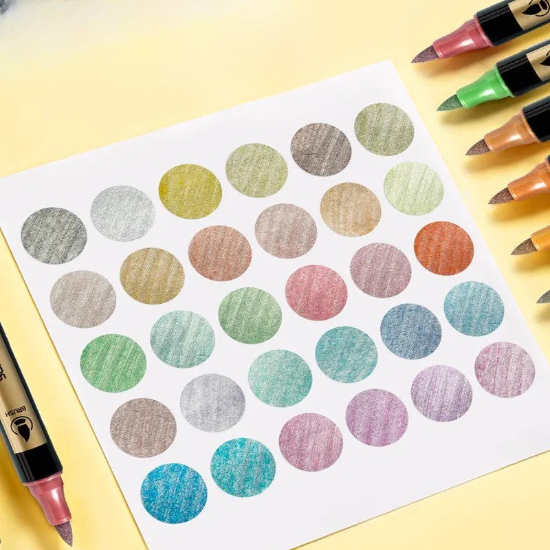 30-Pack Metallic Acrylic Paint Markers