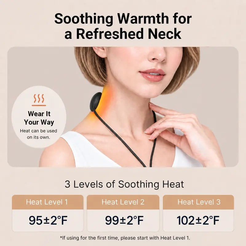 Cordless Heated Neck Massager Pendant