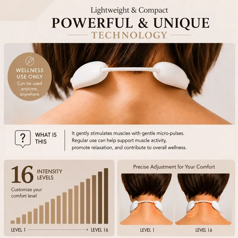 Cordless Heated Neck Massager Pendant