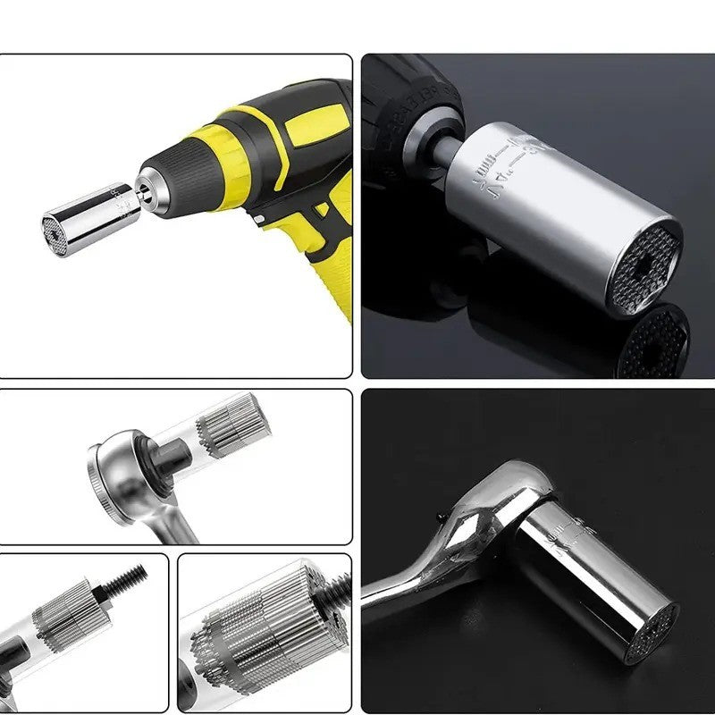 Universal Socket Wrench and Driver Set