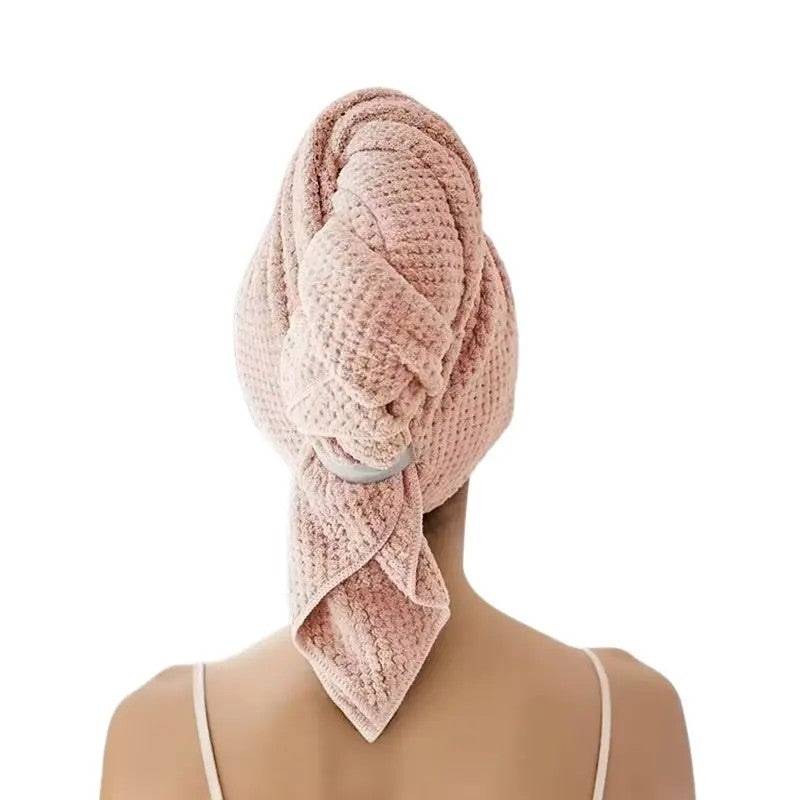 Coral Fleece Hair Towel Wrap