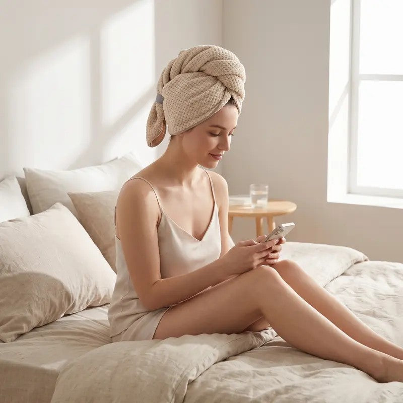 Coral Fleece Hair Towel Wrap