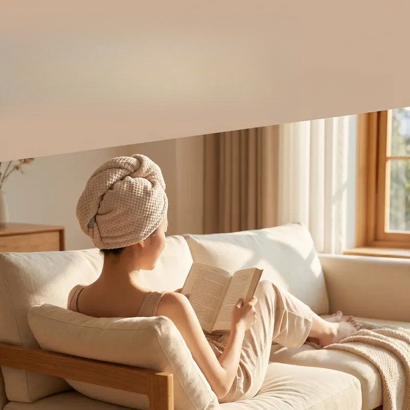 Coral Fleece Hair Towel Wrap
