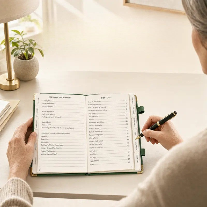 End of Life Planner Notebook