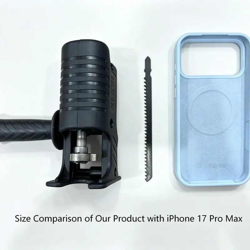 Reciprocating Saw Conversion Kit With 4 Blades